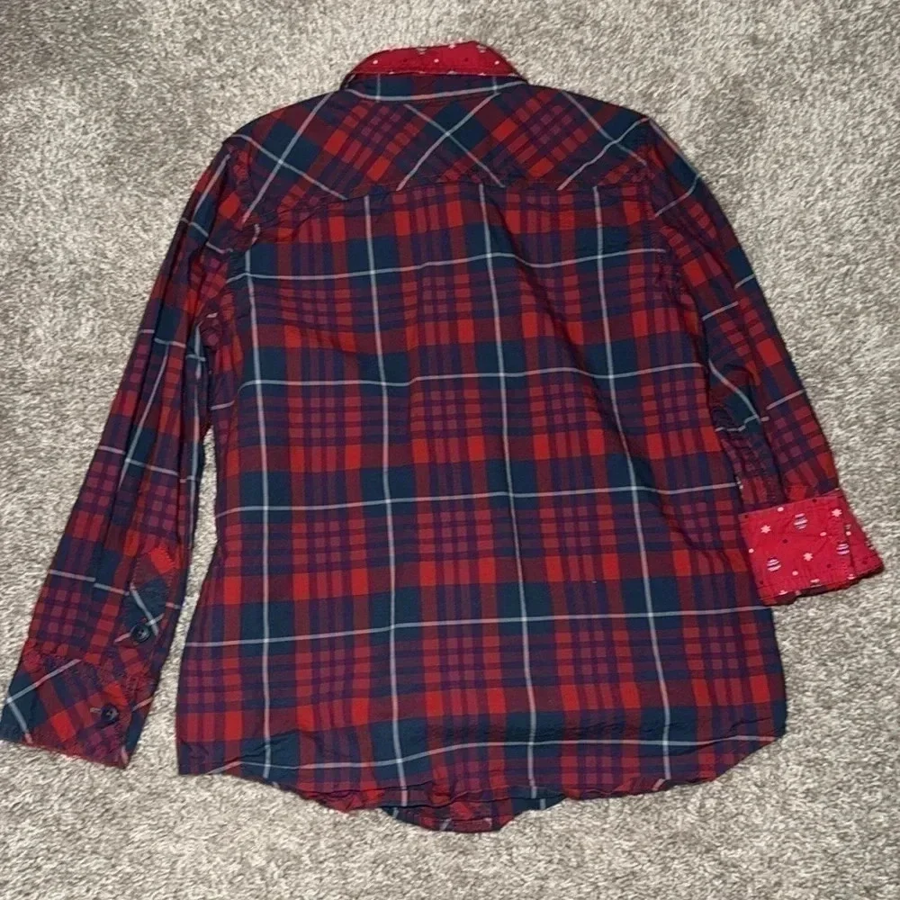•Matilda Jane plaid shirt•​